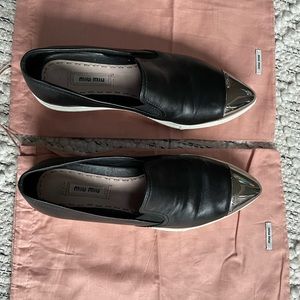 Mui Mui shoes like new including bags, size 7